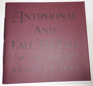 Item #24571 Antiphonal and Fall To Fall. Kenneth Irby