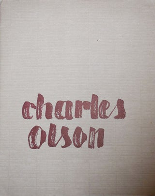 Item #24649 The Chain of Memory Is Resurrection. Charles Olson