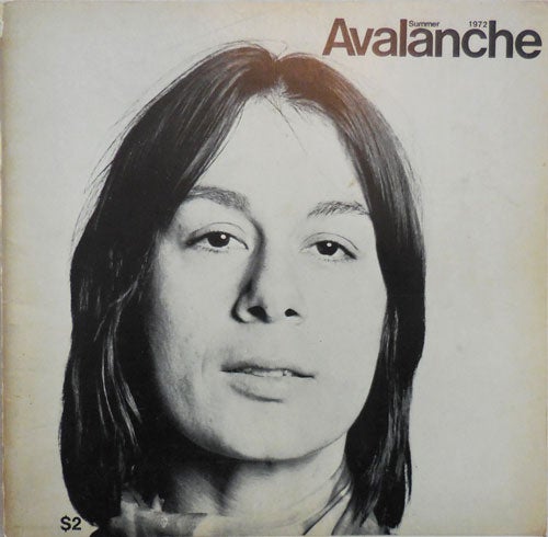 Item #24673 Avalanche Summer 1972 Number Five. Willoughby Art Magazine - Sharp, Publisher, Liza Bear.