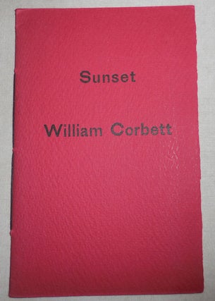 Item #25454 Sunset (Signed). William Corbett