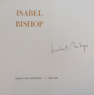 Isabel Bishop Prints and Drawings 1925 - 1964 (Signed)