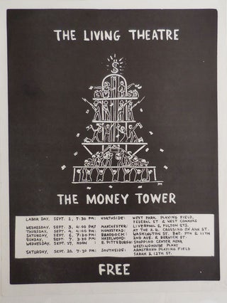Item #26100 The Money Tower (Play Flyer). Living Theatre