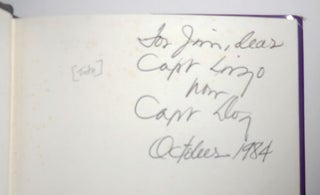 Item #26230 Orphic Songs (Signed and Inscribed by the Translator). Dino Campana, Charles Wright