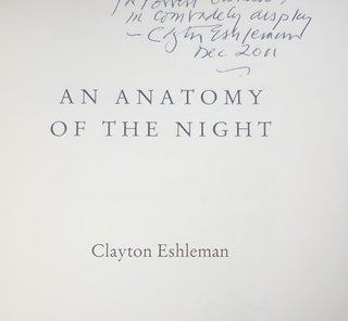 An Anatomy Of The Night (Inscribed)