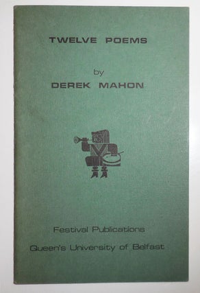 Item #26350 Twelve Poems. Derek Mahon