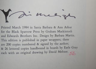 The Name: Selected Poetry 1973 - 1983 (Signed)