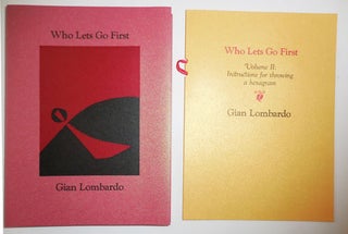 Item #26907 Who Lets Go First [with] Who Lets Go First Volume II: Instructions for Throwing a...