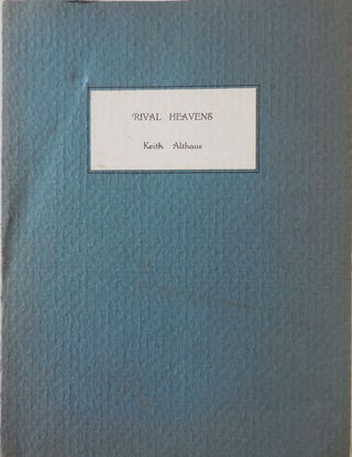 Item #27337 Rival Heavens (Inscribed). Keith Althaus