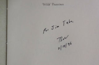 Wild Peavines: New Poems (Inscribed to a Fellow Poet)