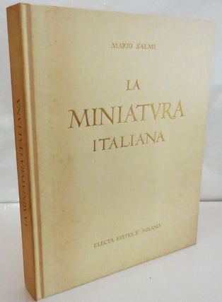 Item #27614 La Miniatvra Italiana. Mario Italian Art - Salmi