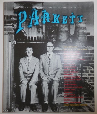 Item #27893 Parkett #14. Art Magazine - Gilbert, George