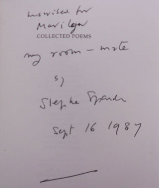 Collected Poems 1928 - 1985 (Inscribed)