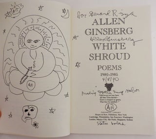 White Shroud - Poems 1980 - 1985 (Inscribed and with Original Drawing)