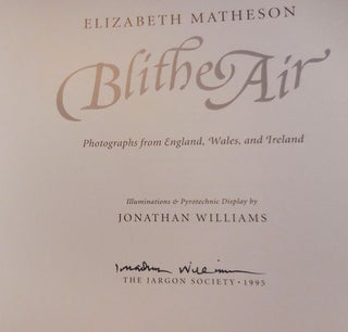 Blithe Air - Photographs of England, Wales and Scotland (Signed by Both Matheson and Williams)
