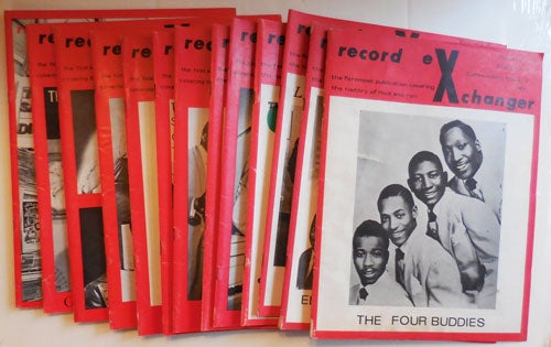Item #28324 Record Exchanger 13 Consecutive Issues (#12 - 24). Rock, Art and Ellen Roll - Turco.