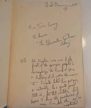 Paper Airplane (Inscribed by Ted Berrigan to Tom Carey)