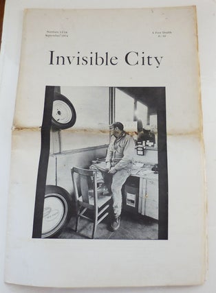Item #28488 Invisible City Numbers 13 / 14. John McBride, Paul Vangelisti, Jack Hirschman Paul...
