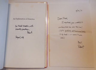 An Explanation of America (Inscribed and with Handwritten Note)