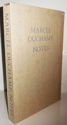 Item #28747 Marcel Duchamp, Notes. Marcel Dada - Duchamp, Paul Matisse Pontus Hulten