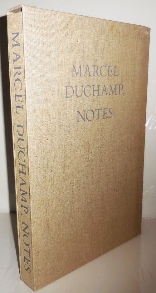 Item #28747 Marcel Duchamp, Notes. Marcel Dada - Duchamp, Paul Matisse Pontus Hulten.