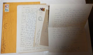 Item #28753 Collection of Six Handwritten/Typed Letters plus One Typed Original Signed Poem....