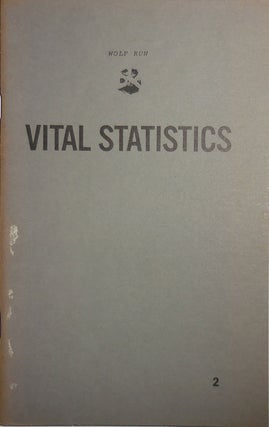 Item #29034 Vital Statistics #2. Sandra Braman, Douglas Woolf