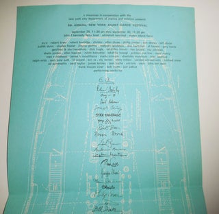 5th Annual New York Avant Garde Festival Poster