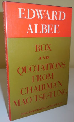 Item #29212 Box and Quotations From Chairman Mao Tse-Tung (Signed). Edward Albee