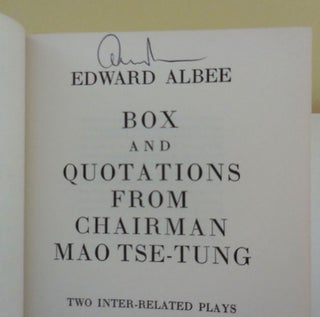 Box and Quotations From Chairman Mao Tse-Tung (Signed)