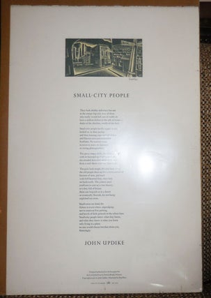 Item #29457 Small-City People (Signed by Artist). John with Updike, Don Rico