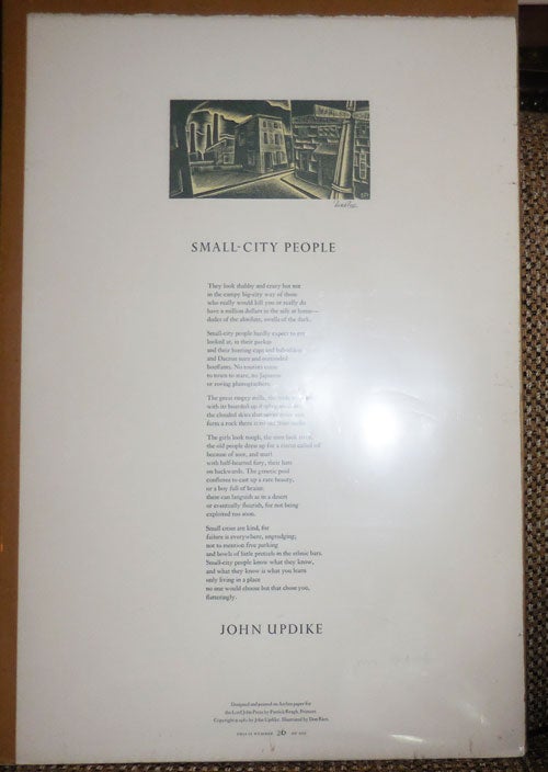 Item #29457 Small-City People (Signed by Artist). John with Updike, Don Rico.