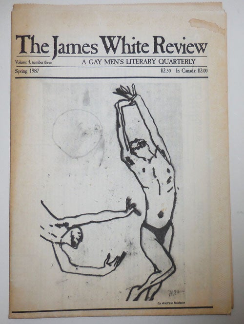 Item #29706 The James White Review Volume 4, Number Three, a gay men's literary quarterly. Phil Willkie, Paul, Emond, Greg Baysans.