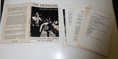 Item #29711 The Pronouns (Pre-publication Copy); A Collection of Forty Dances For The Dancers. Jackson Mac Low.
