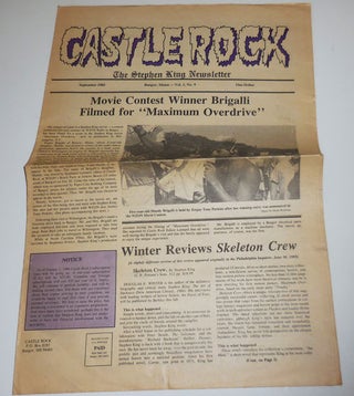 Item #29788 Castle Rock The Stephen King Newsletter Volume 1 No. 9. Stephen Horror - King
