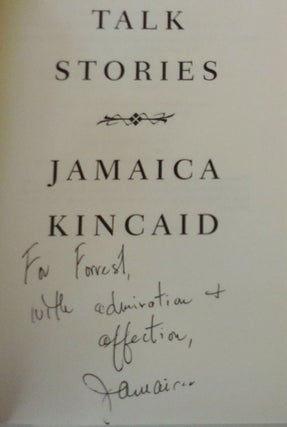 Talk Stories (Signed and Inscribed)