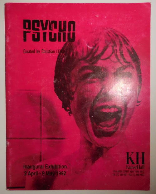 Item #29947 Psycho Inaugural Exhibition 2 April - 9 May 1992. Art, Christian Film - Leigh, Curator.