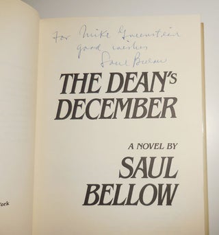 The Dean's December (Inscribed)