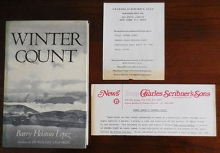 Item #30587 Winter Count (Review Copy). Barry Holstun Lopez