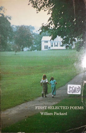 Item #30596 First Selected Poems (Inscribed). William Packard