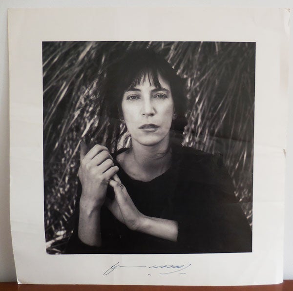 Item #30694 Promotional Photograph of Patti Smith used for her Dream Of Life Album from 1988 (Signed). Patti Photograph - Smith.