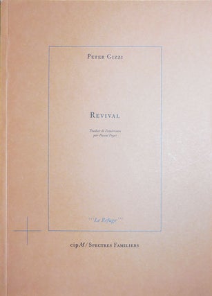 Item #30714 Revival (Signed). Peter Gizzi