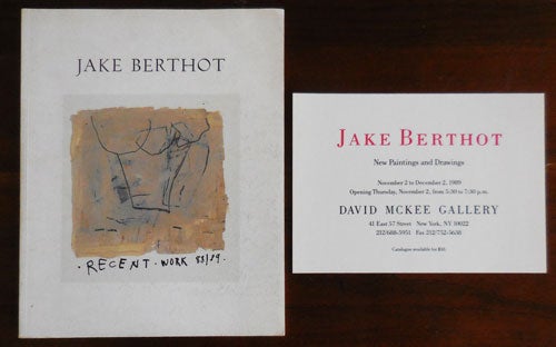 Item #30876 Jake Berthot Recent Work. Jake Art - Berthot.