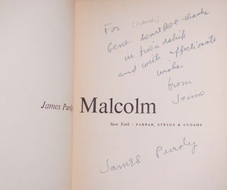Malcolm (Presentation Copy); A Comic Novel