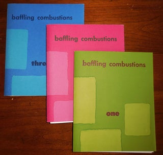 Item #30984 Baffling Combustions Issues 1, 2 and 3. Mark Salerno Poetry Magazines - Anselm...