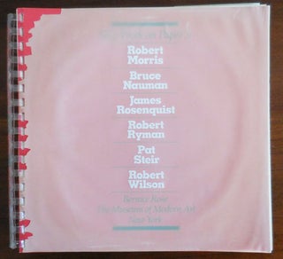 Item #31005 New Works On Paper 3. Robert Art - Morris, Bruce Nauman, James Rosenquist, Robert...