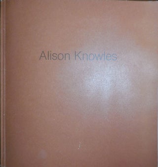Item #31010 Alison Knowles Um-laut (Inscribed by Artist). Alison Art - Knowles