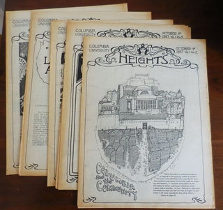 Item #31087 Columbia University Heights Vol. 1 # 2, 3, 4, 6, 7, and 8 (Six Issues). Rick...