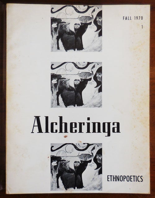 Item #31100 Alcheringa Ethnopoetics #1 (Inscribed by Rothenberg). Jerome Rothenberg, Dennis Tedlock.
