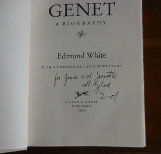 Genet A Biography (Inscribed by White)