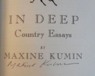 In Deep - Country Essays (Signed)